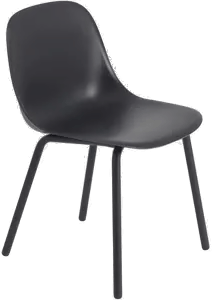 Muuto Fiber Outdoor Side Chair Anthracite Black