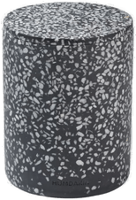 Humdakin Terrazzo vase med lokk Ø13 cm Black
