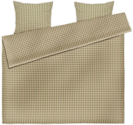 Juna Bæk&Bølge sengetøy 200x220 cm grønn/soft pink