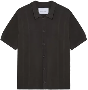 Project Jeff Short Sleeve Skjorte Gråbrun S