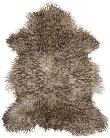 Natures Collection Saueskinn Krøllet 90x60 cm