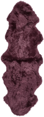 Natures Collection Saueskinn Lilla 180x60 cm