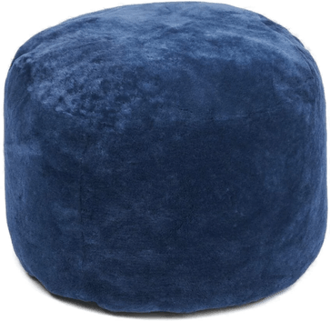 Natures Collection Rund puff Marineblå D55xH46 cm