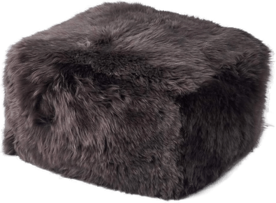 Natures Collection Puff Langhåret Valnøtt