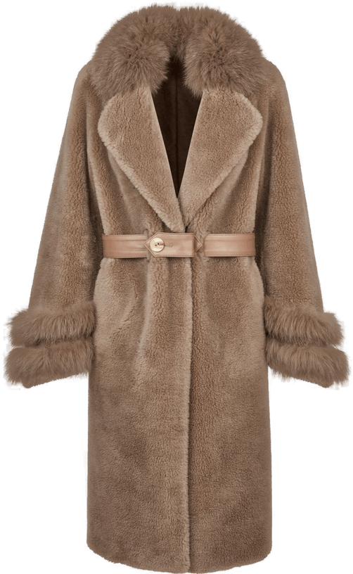 Natures Collection Molin jakke Lysebrun