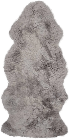 Natures Collection Saueskinn Lys Grå 135x60 cm