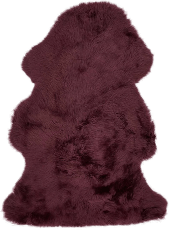 Natures Collection Saueskinn Lilla 115x60 cm
