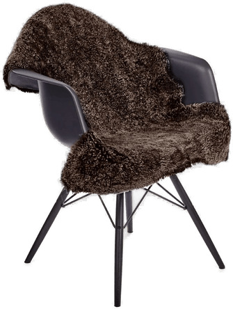 Natures Collection Saueskinn 115x60 cm - Cappuccino