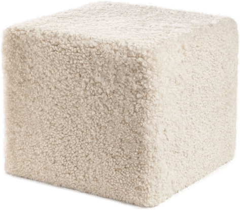 Natures Collection saueskinnspuff Pearl