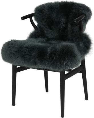 Natures Collection Saueskinn Blågrå 100x60 cm