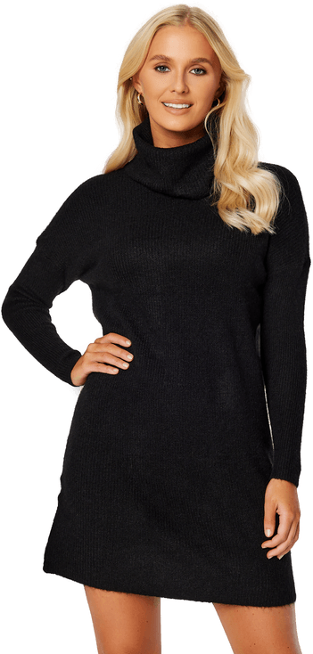 Only Jana L/S Cowlnck Dress