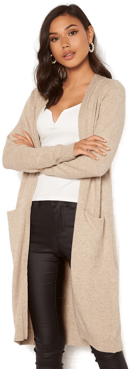 Vila Viril Long Knit Cardigan