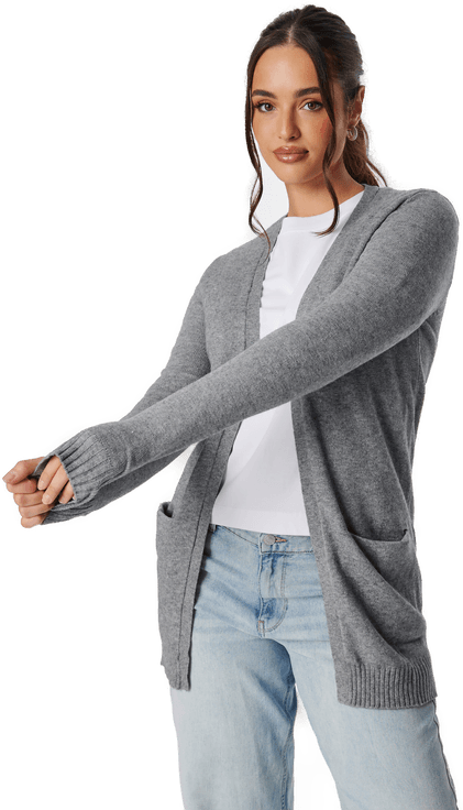 Vila Viril Open L/S Knit Cardigan