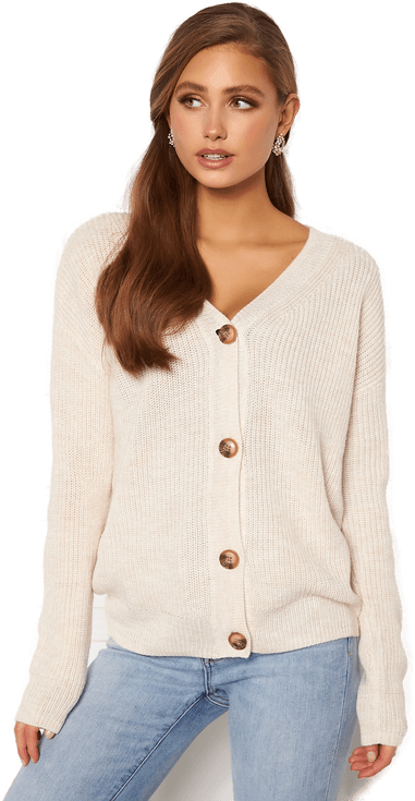 Vila Oktavi L/S Knit Cardigan