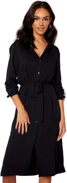 Vila Dania Belt L/S Shirt Dress