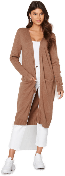 Vila Viril Long Knit Cardigan