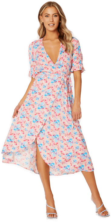 Vila Elegance S/S Wrap Dress