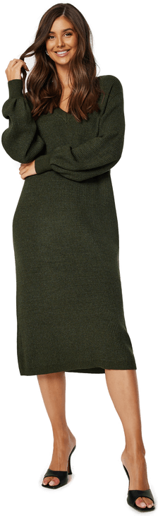 Object Collectors Item Malena L/S knit dress