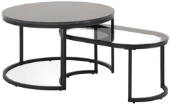 Nordform Belgrat Sofabord 70 cm - Svart