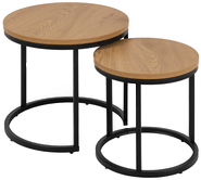 Nordform Belgrat Satsbord Rund - Natur