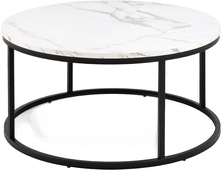 Nordform Sofabord 80 cm Rund Hvit