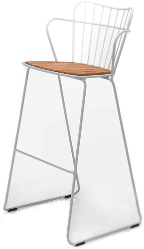 Houe Paon barkrakk hvit/taupe