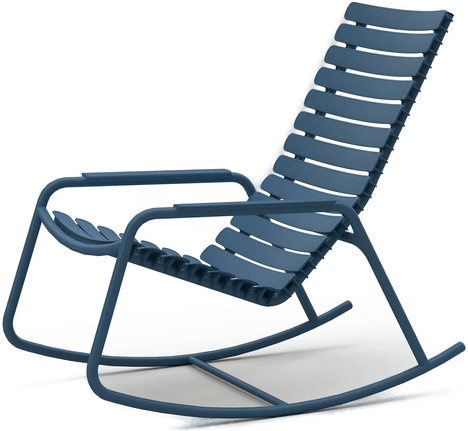 Houe Reclips gyngestol blå