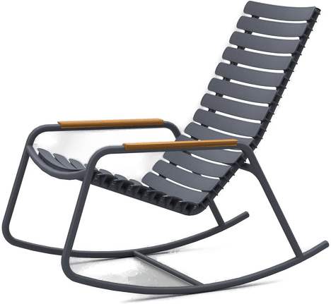 Houe Reclips gyngestol mørkegrå