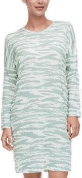 Femilet Yara Nightdress Grønn/Hvit