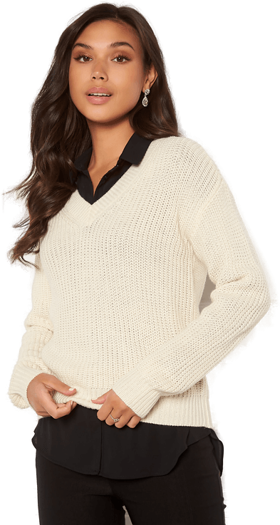 Jdy Nola Justy L/S V-Neck