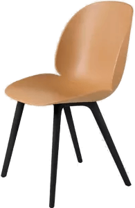 Gubi Beetle Dining Chair Amber Brown