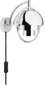 Gubi Multi-Lite vegglampe, krom
