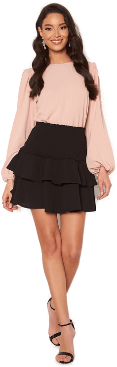 Only Nova Lux Mette Smock Skirt