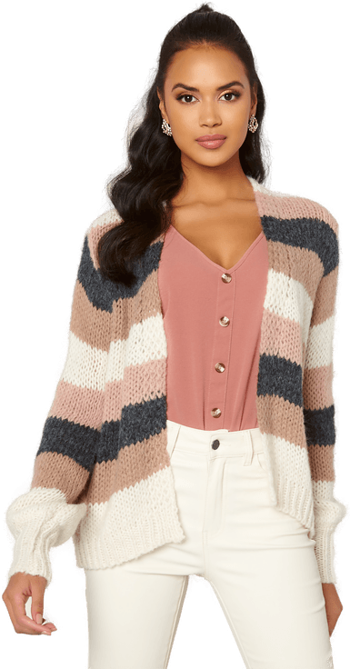 Pieces Lilo LS Knit Cardigan