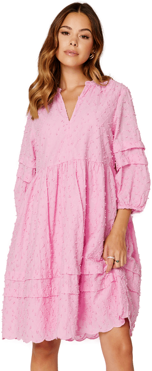 Selected Minja 3/4 Broderi Knee Dress