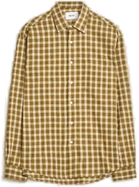 NN07 Deon Flannel Shirt Green