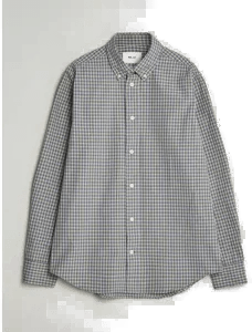 NN07 Colby Skjorte Blå Rutete