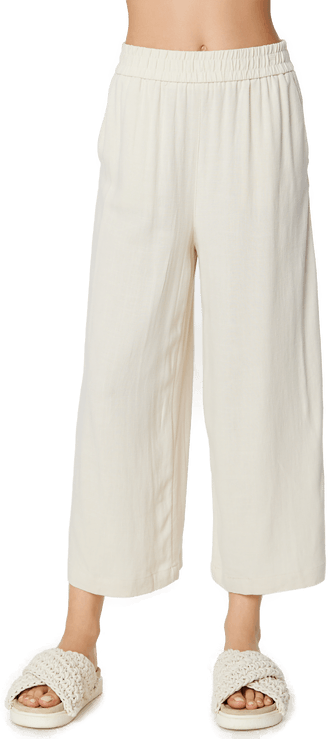 Pieces Vinsty HW Linen Culotte