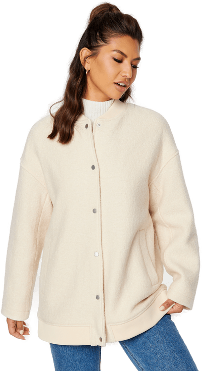 Selected Maxine Wool Bomber Jacket