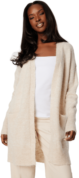 Selected Lulu New LS Knit Cardigan