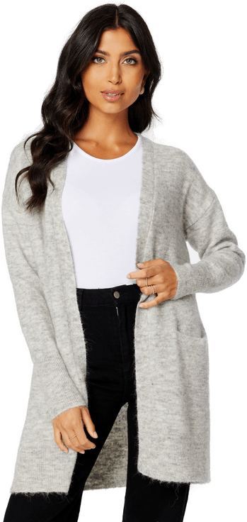 Selected Lulu New LS Knit Cardigan