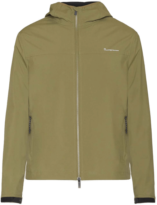 Knowledge Cotton Apparel Nordenvind Light Shell Jacket Burned Olive