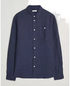 Knowledgecotton Apparel Regular Linen Shirt