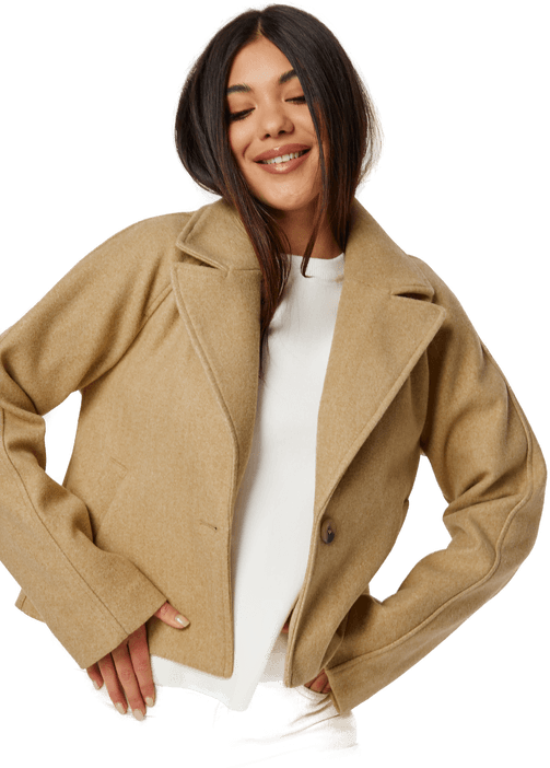 Vila Solo L/S Short Button Jacket