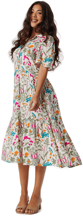 Vila Vikaty S/S skjortekjole