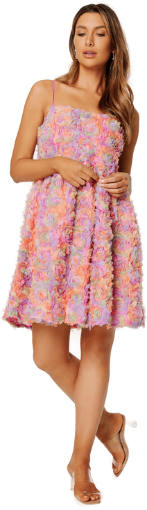 Yas Flowerly Strap Dress