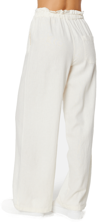 Only Onlcaro Wide Linen Bl Pant
