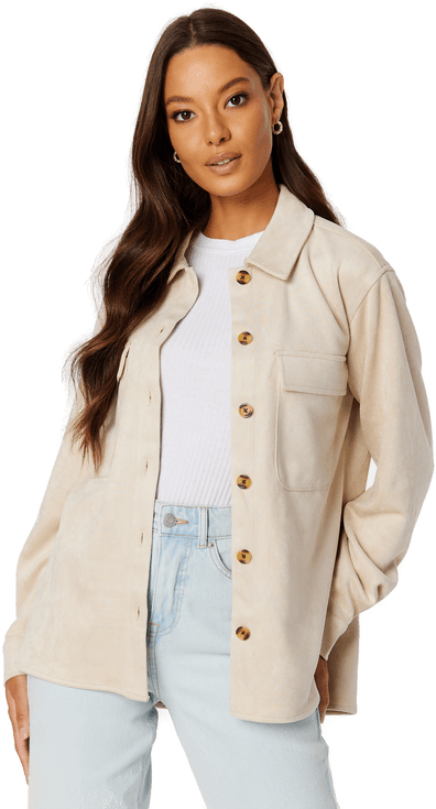 Pieces Timone LS Shirt Jacket