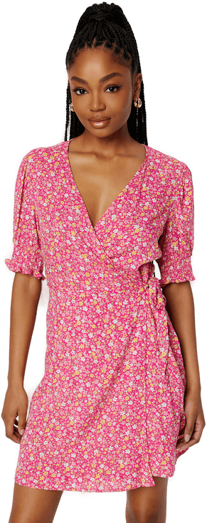 Pieces Tala Wrap Dress