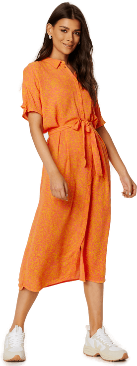 Vero Moda Menny SS Calf Shirt Dress